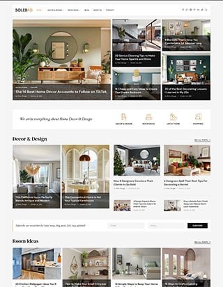 Home and decor theme from Soledad