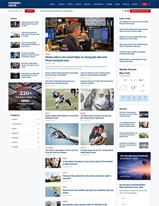 Modern News magazine theme soledad